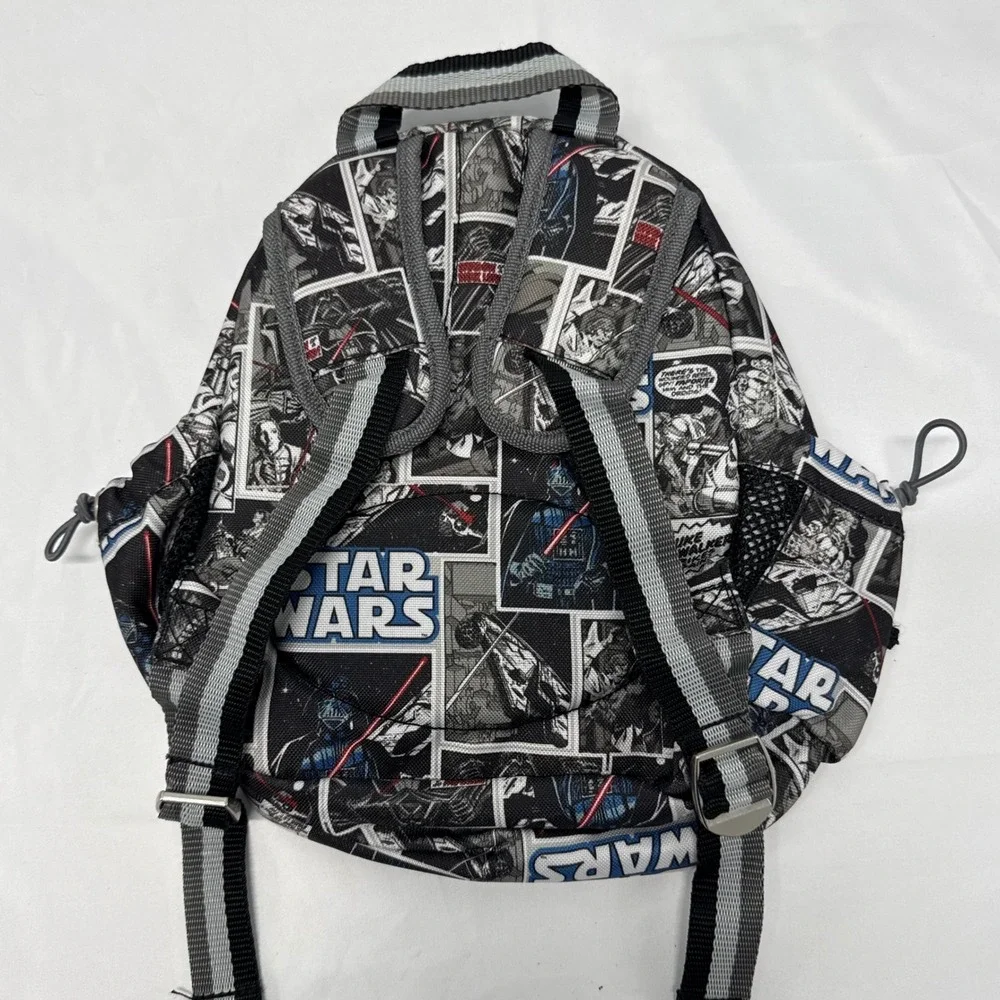 Pottery Barn Star Wars Comic Book Print Mini Backpack Darth Vader Luke Skywalker